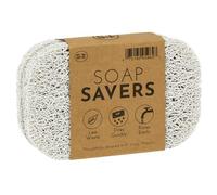 S&T INC. Bar Soap Holder for Kitchen, Bathroom, and Soap Dish, 4 Pack, White, 2.9 inches by 4.4 inches