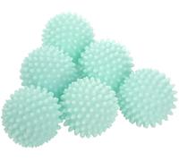 S&T INC. Reusable Dryer Balls, Fabric Softener for Laundry, Blue, 2.5 in, 6 Pack