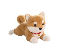 S.T.S.G Shiba Inu Dog Dog Animal Plush Body Pillow Cushion Fluffy Soft Cute Decorative Interior (Brown Approx. 9.8 inches (25 cm)