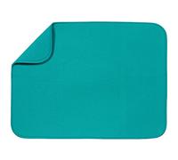 S&T XL Microfiber Dish Drying Mat, 18" x 24", Teal