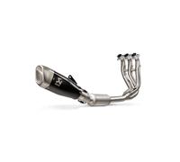 Akrapovic Black Edition Triumph Ref:s-t6r1-cqtbl Not Homologated Full Line System Silver Not Homologated unisex