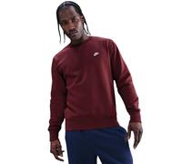 (S, Team Red) Nike Mens Club Logo Crew Neck Sweatshirt