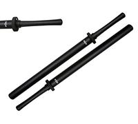S-TEC 35" Practice Padded Foam Sparring Sword Set with ABS Handle and PVC Core. (Black)