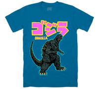 (S) THE RETURN OF GODZILLA: '80s PROMO MERCH - T-SHIRT (RETRO BLUE)