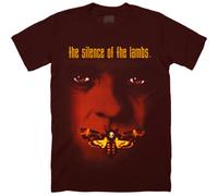 (S) THE SILENCE OF THE LAMBS: A NICE CHIANTI - T-SHIRT (WINE RED)