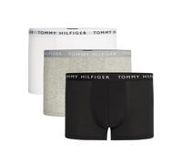 Tommy Hilfiger Men's 3p Trunk Um0um02203 Trunk, Multicolour (White/Heather Grey/White/Black), S