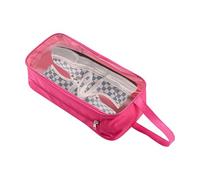 s Transparent Shoe Organizer,Waterproof | Zipper Packing Organizer for Shoe Storage, Large for Zipper, Travel for Men and Women, Bright Pink, Consulte la descripción, See description