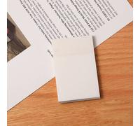 (S) Transparent Sticky Notes with Scrapes Stickers Sticky Simple and High-value Note Paper for Student Office Stationery