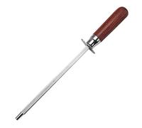 S-TROUBLE 10'' Professional Chef Knife Sharpener Rod Wooden Handle Sharpening Stick