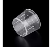 S-TROUBLE 10Pcs 15ml Clear Plastic Measuring Cup Graduated Measure Beaker Measuring Medicine Cups For Lab