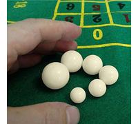 S-TROUBLE 3pcs Russian Roulette Ball Casino Roulette Game Replacement Ball Resin Ball 12/15/18/20/22mm