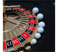 S-TROUBLE 5pcs Russian Roulette Ball Casino Roulette Game Replacement Ball Acrylic White Ball 12/14/16/18/20/22mm