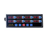 S-TROUBLE 8 Channel Digital Kitchen Timer Cooking Timer Reminder Commercial Burger Bakery Restaurant Clock Loud Alarm Stainless Steel LED Display Calculagraph Timer