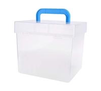 S-TROUBLE 80 Slot Plastic Carrying Case Holder Storage Organizer Box for Paint Sketch Markers - Fits Markers Pen from 15mm to 18mm Diameter