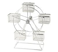 S-TROUBLE Ferris-Wheel Design Snack Dessert Fries Rack Stainless Steel Cupcake Stand Gift Cost-effective Durable for Holding Food
