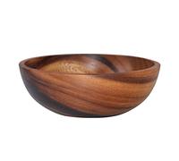 S-TROUBLE Wooden Fruit Vegetable Storage Bowl Dough Mixer Basin Decoration Practical Household Kitchen Picnic Tray Food Bread Dishes Salad Pots Household Supplies