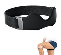 S-tryde Knee Strap, Stryde Knee Support, Stryde Knee Brace,Stryde Precision Knee Strap with Silicone Lock-Point Pad,Stays Put Through Every Rep Breathable for All-Day Wear,Adjustable Fits All (Black)