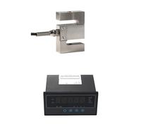 S-Type Load Cell Sensor with Indicator Display Test Tension and Compression Force Weight Pressure 5KG 10KG 20KG 30KG 50KG 100KG(20KG and Indicator)