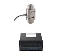 S Type Load Cell Sensor with Indicator Display Test Tension Compression Force Weight Pressure 200KG 300KG 500KG 700KG 1T-20T(1T and Indicator)