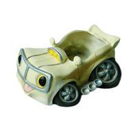 S-ucculent Plants Pot, Sturdy Resin Construction, Yellow, Orange, White, Resin Flower Pot, Car Shaped Planter, With Built-In Drainage Hole, For Indoor Or Outdoor Use On Desks, Terraces, Or Gardens