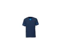 (S) Unisex Smart Scrub Navy Blue Tunic Nurses Uniform