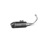 S-VE125R2-HZBL - Full Exhaust Akrapovic Racing SS Black Vespa Primavera
