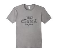 (S) Vegan: Friends not Food vegetarian animal lover T shirt 2016-Father's Day