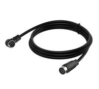 S Video Cable, Male to Female Extension, 9 Pin DIN Connector, 70.8In Plug Play Audio Visual Cord, Stable Signal Transfer for TV, Receiver, Monitor, VCR