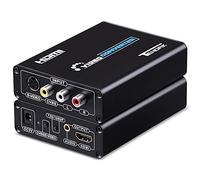 S-video to HDMI Converter, Tendak S-video RCA AV CVBS Composite to HDMI Converter Upscaler Adapter N64 SNES to HDMI Adaptor Support PS2, Blu-ray Player, Nintendo 64, SNES, Sega Genesis and More
