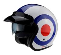 (S) ViPER RS-V06 Plus Open Face Motorcycle Helmet - Target