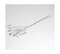 S&W Bridal B1743CL | Branch | Diamante | 6mm | 3 Stem | Pack of 6 | Clear