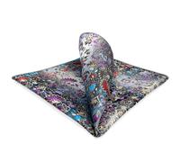 S&W SHLAX&WING Assorted Pocket Square for Men Geometric Floral Large XL for Suit