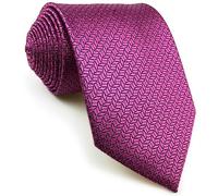S&W SHLAX&WING Fushia Neckties for Men Silk Tie 57.5" Skinny