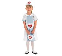 (S, White/Blue/Red) Rubies Girls Nurse Costume