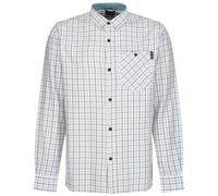Regatta Professional Mens Checked Shirt - White/Blue - S - White/Blue