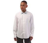 Diesel Mens S-Holls Regular Shirt - White - S - White - 100% Cotton