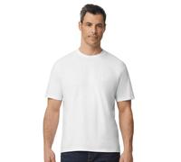 (S, White) Gildan Mens Softstyle Cotton Midweight T-Shirt