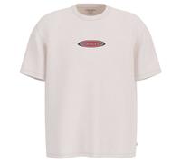 (S, White) Guess Mens Oval Logo T-Shirt