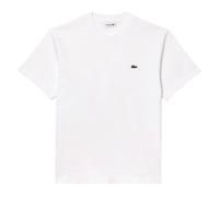 (S, White) Lacoste Mens Embroidered Logo T-Shirt