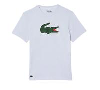 (S, White) Lacoste Mens Logo Ultra Dry Sport T-Shirt