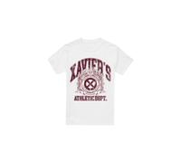(S, White) Marvel Mens X-Men Athletic Dept Professor X T-Shirt