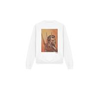 (S, White) Marvel Unisex Adult X-Men Ready Wolverine Sweatshirt