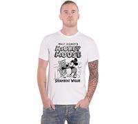 Mickey Mouse Steamboat Willie T Shirt Disney White S