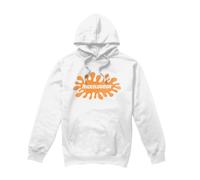 (S, White) Nickelodeon Mens Retro Splat Logo Hoodie