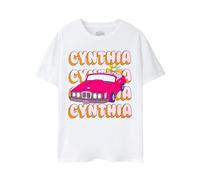 (S, White) Nickelodeon Womens/Ladies Cynthia Car T-Shirt