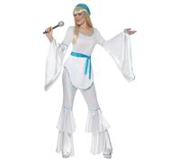 (S, White) Smiffys Womens/Ladies Super Trooper Costume Set