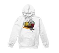 (S, White) Star Trek Mens Strange New Worlds Hoodie