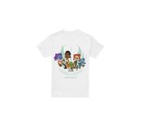 (S, White) Star Wars Mens Young Jedi Adventure The Force Is With Us T-Shirt