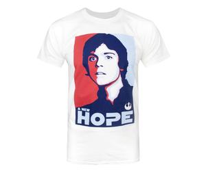 (S, White) Star Wars Official Mens Luke Skywalker A New Hope T-Shirt