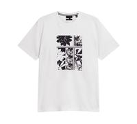 (S, White) Ted Baker Mens Box Art Crew Neck Regular T-Shirt